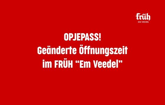 Bild Geänderte Öffnungszeit am 13.09.2025
